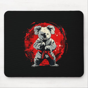 Alfombrilla De Ratón Artes Marciales Koala Kickboxing Karate Jiu-Jitsu 