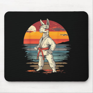 Alfombrilla De Ratón Artes Marciales Playa Kung Fu Llama Judo Taekwondo