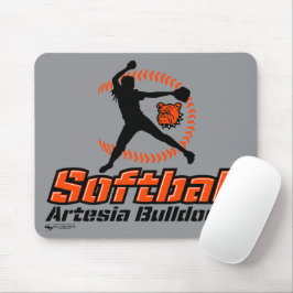 Alfombrilla De Ratón Artesia Bulldog Softball Mouse Pad