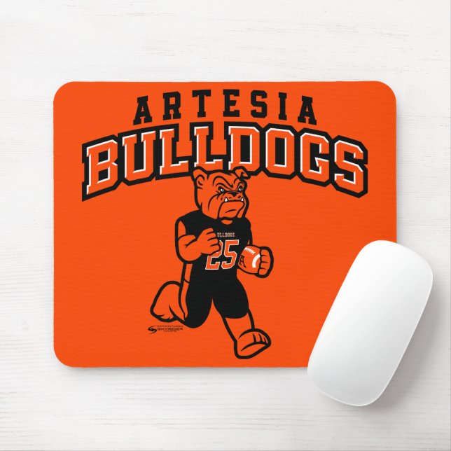 Alfombrilla De Ratón Artesia Bulldog Touchdown Mouse Pad (Con ratón)