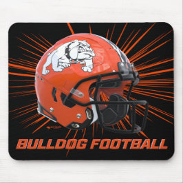 Alfombrilla De Ratón Artesia Bulldogs Football Helmet  Mouse Pad