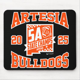 Alfombrilla De Ratón Artesia Bulldogs State Champs Logo