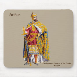 Alfombrilla De Ratón ARTHUR ~ Emperador Charlemagne ~ Personalizado ~ ~