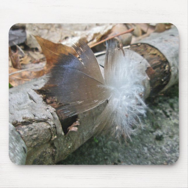 Alfombrilla De Ratón Artículos de coordinación de la pluma del buitre (Frente)