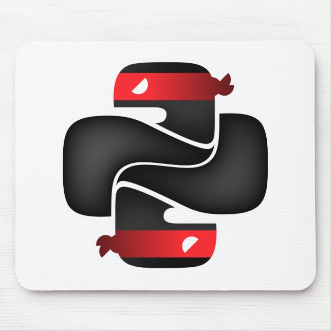 Alfombrilla De Ratón Artículos de Ninja (Frente)