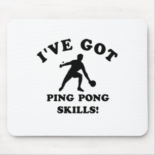 Alfombrilla De Ratón artículos del regalo de la habilidad del ping-pong