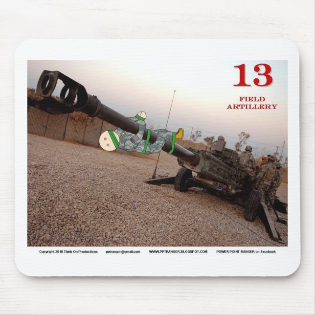 Alfombrilla De Ratón ¡Artillería de campaña! (Frente)
