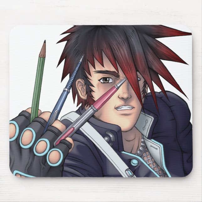 Alfombrilla De Ratón Artista Anime Manga (Frente)