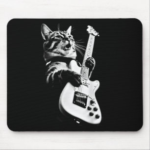 Alfombrilla De Ratón Artista de rock desconocido que toca guitarra - Gr