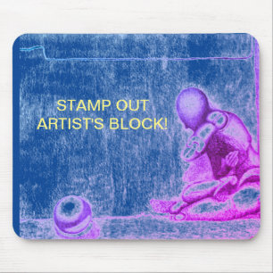 Alfombrilla De Ratón Artistas y personas creativas temen el bloqueo de 