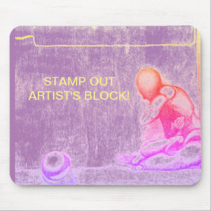 Alfombrilla De Ratón Artistas y personas creativas temen el bloqueo de 