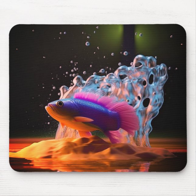 Alfombrilla De Ratón Artsy Fish (Frente)
