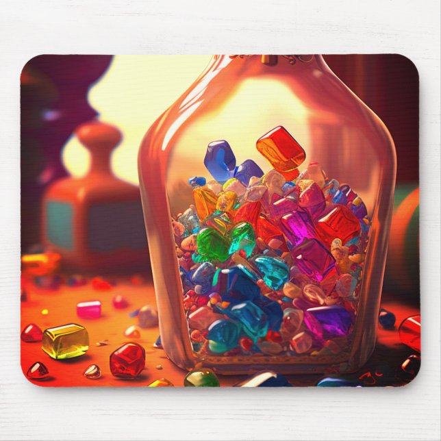 Alfombrilla De Ratón Artsy Gems (Frente)