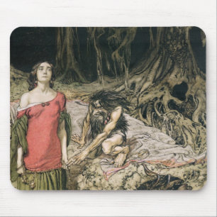 Alfombrilla De Ratón Arturo Rackham el el cortejar de Grimhilde, la