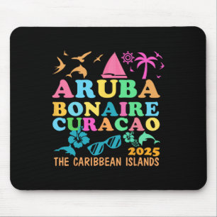 Alfombrilla De Ratón Aruba Bonaire Curacao 2025 Isla Viaje del Caribe