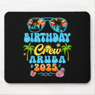 Alfombrilla De Ratón Aruba Cristal de Aniversario Vacación Cruise 2025