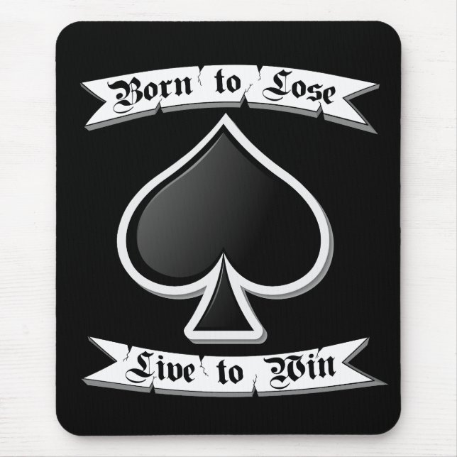 Alfombrilla De Ratón As de Picas (Frente)