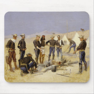 Alfombrilla De Ratón Asación de la carne de vaca del navidad en un