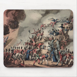 Alfombrilla De Ratón Asalto de St. Sebastian, grabado por Thomas
