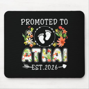 Alfombrilla De Ratón Ascendido a athai 2026 flor primera vez tía