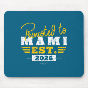 Alfombrilla De Ratón Ascendido a mami est 2026 corazón nueva tía revela