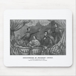 Alfombrilla De Ratón Asesinato de presidente Lincoln