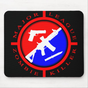 Alfombrilla De Ratón Asesino Mousepad del zombi de la primera división