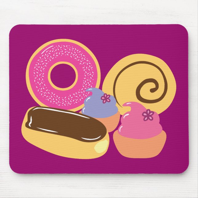 Alfombrilla De Ratón Así que postres dulces (Frente)