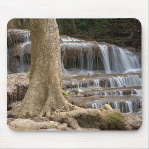Alfombrilla De Ratón Asia, Cascada en la frontera entre Tailandia