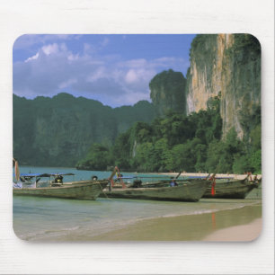 Alfombrilla De Ratón Asia, Tailandia, Krabi. Playa West Railay,