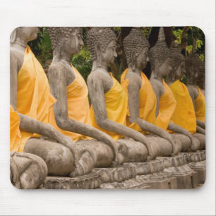 Alfombrilla De Ratón Asia, Tailandia, Siam, Budas en Ayutthaya