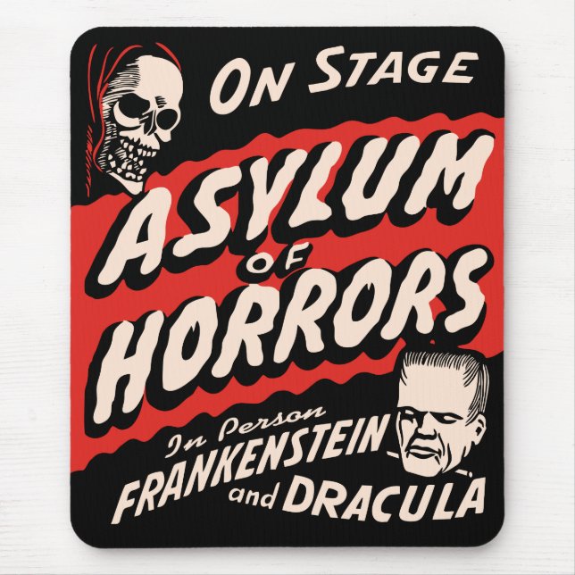 Alfombrilla De Ratón Asilo del poster de la demostración del espectro (Frente)