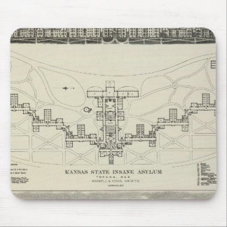 Alfombrilla De Ratón Asilo demente del estado de Kansas