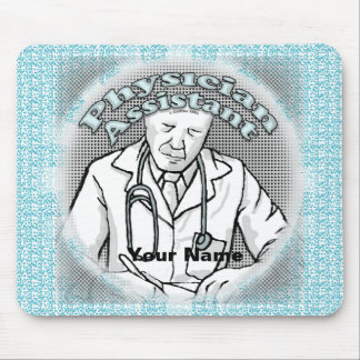 Alfombrilla De Ratón asistente de médico masculino