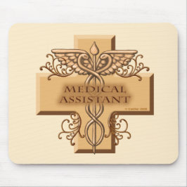 Alfombrilla De Ratón Asistente Médico Caduceus