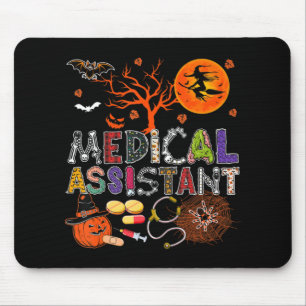 Alfombrilla De Ratón Asistente médico Halloween Disfraces Zombie Scary