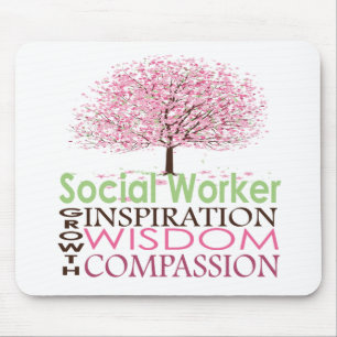 Alfombrilla De Ratón Asistente social Mousepad