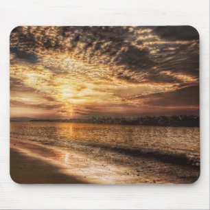 Alfombrilla De Ratón Asombroso amanecer en la playa
