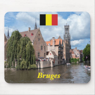 Alfombrilla De Ratón ¡Asombroso! Brujas - Bélgica