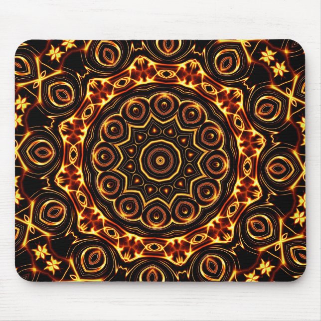 Alfombrilla De Ratón Asombroso ojo de pavo real (Frente)