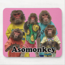 Alfombrilla De Ratón Asomonkey mouse pad version2. Asomonkeyみんなのマウスパッド2