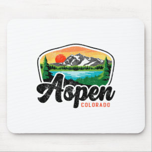 Alfombrilla De Ratón Aspen Colorado Co Esquí de Montaña Vintage 80s Asp