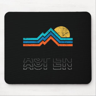Alfombrilla De Ratón Aspen Colorado Co esquí de montaña Vintage 80s Asp