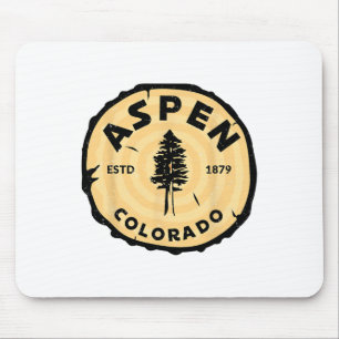 Alfombrilla De Ratón Aspen Colorado Co Montaña Esquí Vintage 80s Aspe