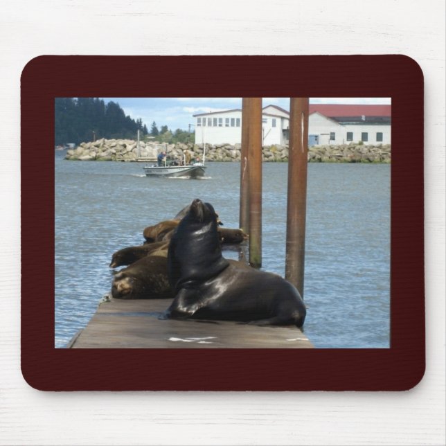 Alfombrilla De Ratón Astoria Oregon Sealions (Frente)