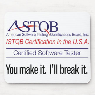 Alfombrilla De Ratón ASTQB usted le hace Mousepad