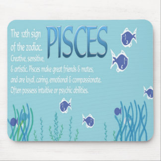 Alfombrilla De Ratón Astrología Mousepad de Piscis