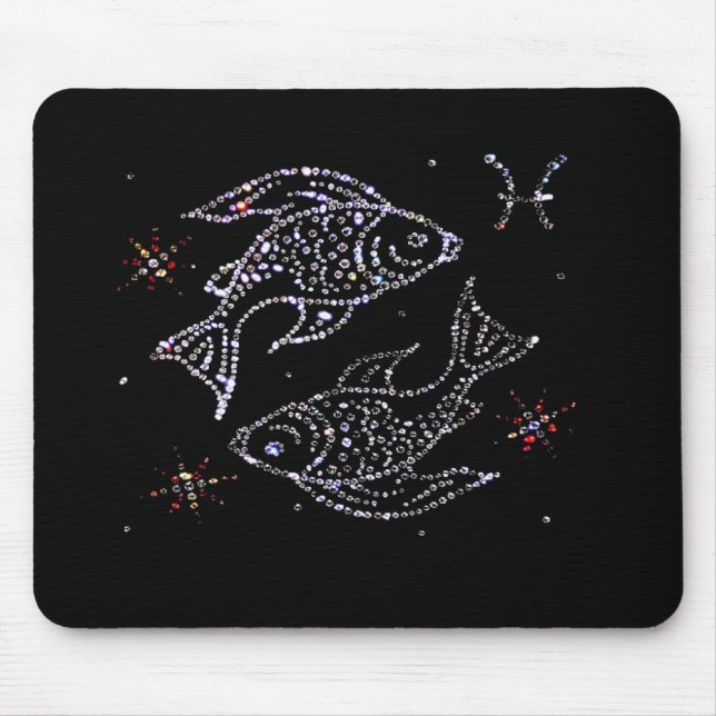 Alfombrilla De Ratón Astrología Mousepad de Piscis (Frente)