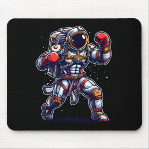 Alfombrilla De Ratón Astronaut Muay Thai Boxeo Karate Kickboxing Marti