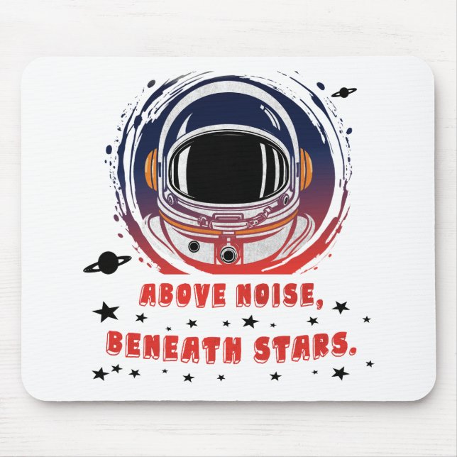 Alfombrilla De Ratón Astronaut Portrait Design - Mouse Pad (Frente)